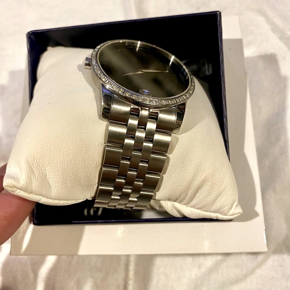 NEEDS BATTERY! Men’s Movado 1 Ct. Diamond Bezel Museum 40mm Watch - Picture 4 of 15